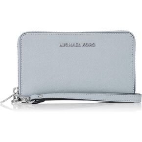 Jet Set Large Gold Metallic Phone Case Wristlet Wallet