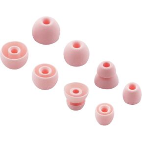 ALXCD Replacement Ear Tips for Powerbeats Pro Headphone, 4 Pairs S/M/L/D 4 Sizes Soft Silicone Earbud Tips Eartips, Fit for Powerbeats Pro 4 Pairs (Glacier Blue)