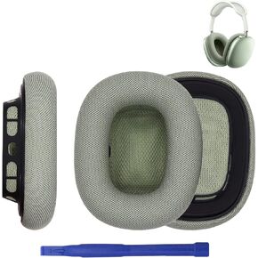 Ear Cushions for AirPods Max Headphones,Replacement Ear Pad with Mesh Fabric,Memory Foam Headphone Pads(Drak Gray,Mesh Fabric)