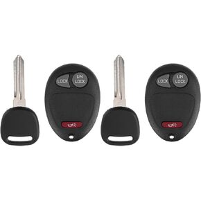 X AUTOHAUX L2C0007T 315MHz Keyless Entry Remote Ignition Transponder Key Fob for Chevrolet Colorado LS LT 2004-2012 for Chevrolet Venture 2001-2005 3 Buttons 2pcs