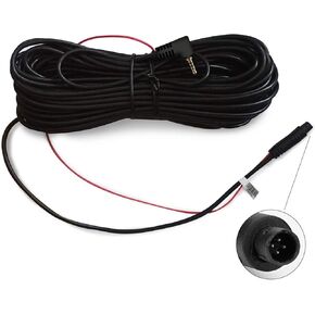 REDTIGER 50Feet Backup Camera Extension Cable for REDTIGER Dash Cam(4 pin,2.5mm)