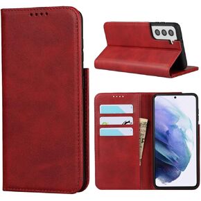 for Samsung Galaxy S20 FE Case,for Samsung Galaxy S20 FE 5G Case,Cowhide Pattern Leather Magnetic Book Wallet Case Stand Holder Flip Cover with Card Slots/Cash (6.5")-Black