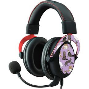 MightySkins Skin Compatible with Kingston HyperX Cloud II Gaming Headset - Cat Chaos | Protective, Durable, and Unique Vinyl Decal wrap Cover | Easy to Apply, Remove | Made in The USA