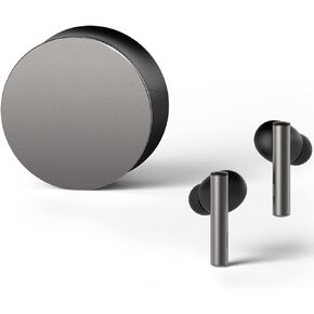 Phiaton ODDICT TWIG PRO Bluetooth Earbuds, Hybrid Active Noise-Canceling Earbuds, True Wireless Earbuds with Qualcomm Snapdragon Sound, Ergonomic Half-in-Ear Design, Aluminum Gray