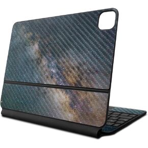 Carbon Fiber Skin Compatible With Apple Magic Keyboard for iPad Pro 13‑inch (M4) 2024 - Galactic Landscape - Premium 3M Vinyl Protective Decal Cover - Easy To Apply | Crafted in the USA by MightySkins