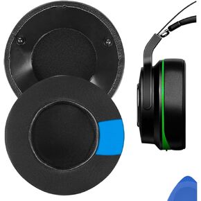Geekria Sport Cooling Gel Replacement Ear Pads for Razer Thresher Ultimate, Thresher 7.1, Thresher Tournament Edition Headphones Ear Cushions, Headset Earpads, Ear Cups Cover Repair Parts (Black)