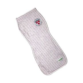 Woombie Cotton Swaddle Sock for Babies 0-3 Months, Pink and White Stripe