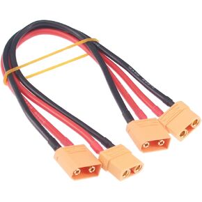 2pcs XT90 M to XT90 FM Adapter Extension Female Male for RC battery(C175-2)