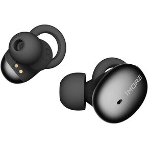 1MORE Stylish True Wireless in-Ear Headphones TWS Bluetooth Wireless Earphones Mini Earbuds with DSP ENC, Phone/Volume Control, Lightweight Portable, Charging Case, 7.5H Battery, MEMS Mic - Black