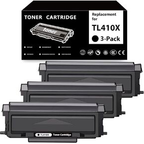 Compatible TL-410X Toner Cartridge Replacement for Pantum TL-410X TL-410H TL-410 for M7102DW P3012DW M6800FDW M7200FDW M7100DW M6802FDW M7102DN M7202FDW (3-Plack)