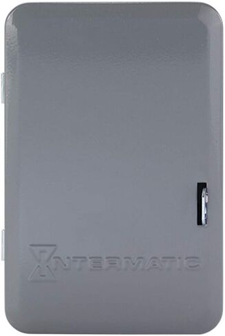 مفتاح مؤقت كهروميكانيكي Intermatic T104 - متانة مثبتة، سعة تحميل 40 أمبير، جدولة متعددة الاستخدامات، 1-12 دورة في اليوم - تجاوز يدوي، أداة التعثر متضمنة للتحكم الموثوق المعتمد على الوقت in Kuwait