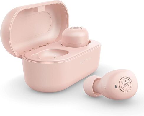 سماعات أذن YAMAHA TW-E3B Premium Sound True اللاسلكية، بلوتوث 5 aptX، حافظة شحن، مقاومة للماء، مقاومة للعرق للرياضة، مدمجة للغاية، خفيفة الوزن، سهلة التحكم (وردي فاتح) in Saudi Arabia
