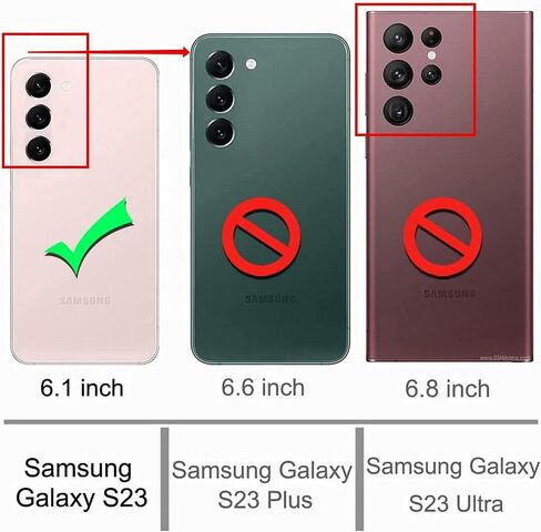 حافظة محفظة لهاتف Samsung Galaxy S23 5G، جلد PU فاخر منقوش على شكل شجرة [مسند] [فتحات للبطاقات] [حزام المعصم] [6.1 بوصة] غطاء هاتف لهاتف Samsung S23 (B1-أسود) in Kuwait