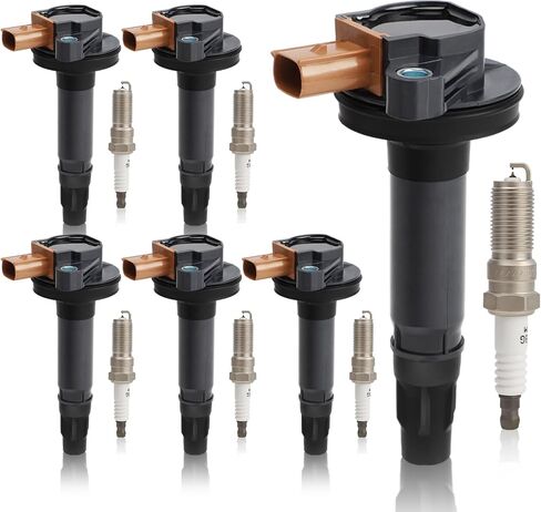 UF350 Ignition Coil & 4505 Double Iridium Spark Plug 2002-2006 Nissan Altima,2002-2008 Nissan Sentra,2002-2013 X-Trail 2.5L L4 Replaces# 5C1395, C1398,22448-8H310, 22448-8H315,224488H311,22448-8H300 in Saudi Arabia