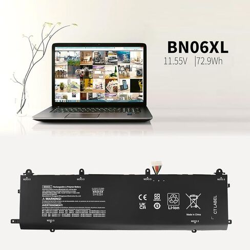 بطارية L68299-005 BN06XL لـ HP Spectre X360 15-EB 15T-EB Series 15-EB0005UR X360 قابلة للتحويل 15-EB0005NI L68235-1C1 HSTNN-IB9A 68299-0055 BN06 BNO6XL BN06072XL 11.55V 72.9Wh in Kuwait