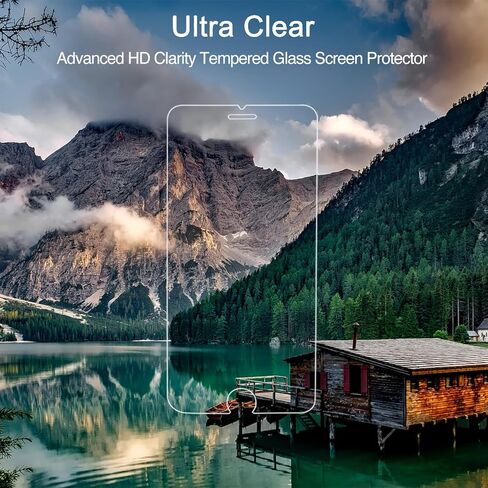 Deara Glass Screen Protector for iPhone 8/7/6s/6/SE 3 (2022) 3rd Generation/SE 2 (2020) 2nd [4.7 Inch] 2 Pack Case Friendly Tempered Glass Film [9H Hardness] - HD in Saudi Arabia