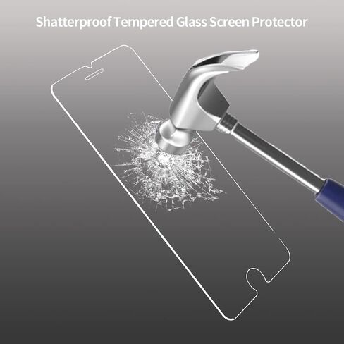 Deara Glass Screen Protector for iPhone 8/7/6s/6/SE 3 (2022) 3rd Generation/SE 2 (2020) 2nd [4.7 Inch] 2 Pack Case Friendly Tempered Glass Film [9H Hardness] - HD in Saudi Arabia