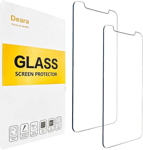 Deara Glass Screen Protector for iPhone 8/7/6s/6/SE 3 (2022) 3rd Generation/SE 2 (2020) 2nd [4.7 Inch] 2 Pack Case Friendly Tempered Glass Film [9H Hardness] - HD in Saudi Arabia