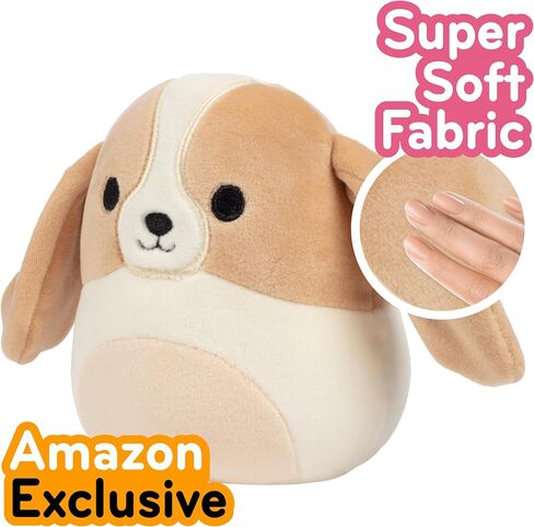 Squishmallows Original 5-Inch Adela The Basset Hound - Official Jazwares Plush - Collectible Soft & Squishy Mini Stuffed Animal Toy - Gift for Kids, Girls & Boys in Saudi Arabia