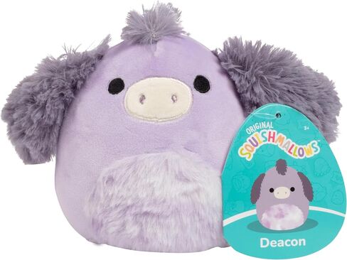 Squishmallows Original 5-Inch Adela The Basset Hound - Official Jazwares Plush - Collectible Soft & Squishy Mini Stuffed Animal Toy - Gift for Kids, Girls & Boys in Saudi Arabia