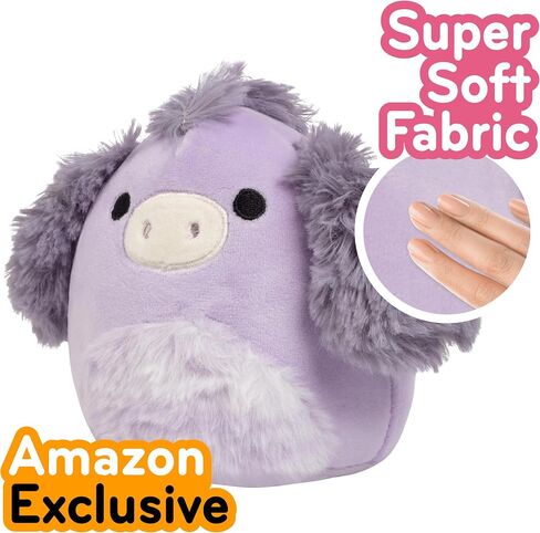 Squishmallows Original 5-Inch Adela The Basset Hound - Official Jazwares Plush - Collectible Soft & Squishy Mini Stuffed Animal Toy - Gift for Kids, Girls & Boys in Saudi Arabia