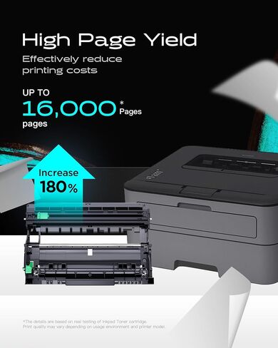 (with CHIP) TN830 TN830XL 830XL Toner Cartridges Replacement for Brother TN830XL,Print up to 3,000 Pages per Toner- Compatible with HL-L2400D HL-L2405W HL-L2460DW HL-L2460DWXL(2 Pack, Black) in Saudi Arabia
