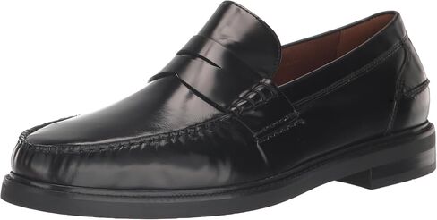 حذاء Cole Haan الرجالي Pinch Prep Penny Loafer، جلد سويدي سمسم/ قبعة بيضاء رمادي/طبيعي، 8 in Saudi Arabia