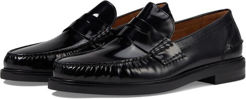 حذاء Cole Haan الرجالي Pinch Prep Penny Loafer، جلد سويدي سمسم/ قبعة بيضاء رمادي/طبيعي، 8 in Saudi Arabia