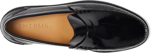 حذاء Cole Haan الرجالي Pinch Prep Penny Loafer، جلد سويدي سمسم/ قبعة بيضاء رمادي/طبيعي، 8 in Saudi Arabia