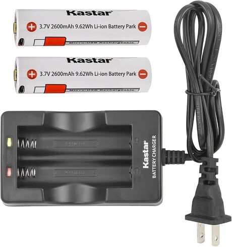 Kastar 1-Pack Battery and AC Wall Charger Replacement for ProTac HL-X USB, ProTac HL USB Headlamp, Siege X USB, ProTac 2L-X USB, and Vantage 180 X USB, SLB26 Battery in Saudi Arabia