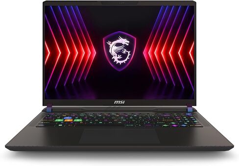 MSI Vector 16 HX 16" 240Hz QHD+ Gaming Laptop: Intel Core i9-14900HX, NVIDIA Geforce RTX 4060, 16GB DDR5, 1TB NVMe SSD, Thunderbolt 4, Cooler Boost 5, Win 11 Pro: Black A14VFG-246US in Saudi Arabia