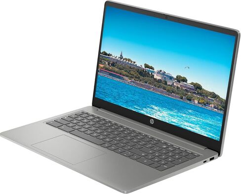 HP Premium 15.5 بوصة FHD IPS Chromebook مع AI، معالج Intel i3 يصل إلى 3.79 جيجا هرتز، 8 جيجا رام، 128 جيجا SSD، الجيل السادس واي فاي، نظام تشغيل Chrome، رمادي باستيل (متجدد) in Saudi Arabia