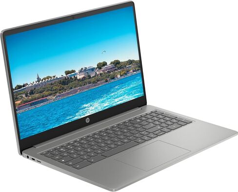 HP Premium 15.5 بوصة FHD IPS Chromebook مع AI، معالج Intel i3 يصل إلى 3.79 جيجا هرتز، 8 جيجا رام، 128 جيجا SSD، الجيل السادس واي فاي، نظام تشغيل Chrome، رمادي باستيل (متجدد) in Saudi Arabia