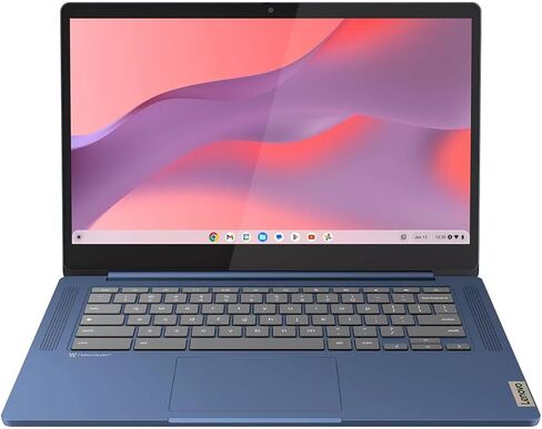 Lenovo IdeaPad Slim 3 Chromebook 14M868 14" Full HD Laptop, MediaTek Kompanio 520 2.0GHz, 4GB RAM, 64GB eMMC, ChromeOS, Abyss Blue in Saudi Arabia