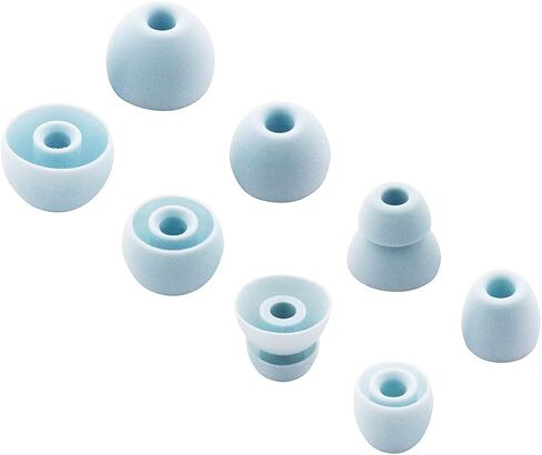 ALXCD Replacement Ear Tips for Powerbeats Pro Headphone, 4 Pairs S/M/L/D 4 Sizes Soft Silicone Earbud Tips Eartips, Fit for Powerbeats Pro 4 Pairs (Glacier Blue) in Saudi Arabia