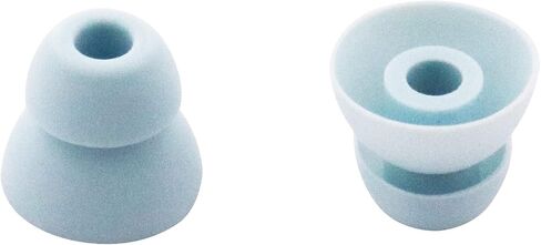 ALXCD Replacement Ear Tips for Powerbeats Pro Headphone, 4 Pairs S/M/L/D 4 Sizes Soft Silicone Earbud Tips Eartips, Fit for Powerbeats Pro 4 Pairs (Glacier Blue) in Saudi Arabia