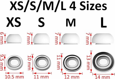 متوافق مع مجموعة سماعات الأذن AirPods Pro 2nd First Case، غطاء ناعم من السيليكون مكون من 4 أزواج من أغطية الأذن مع مجموعة ملحقات حلقة تعليق متوافقة مع AirPods Pro الجيل الثاني باللون الأسود in Kuwait