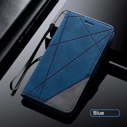 متوافق مع حافظة محفظة Samsung Galaxy Note 20 Glaxay Note20 5G وواقي شاشة من الزجاج المقسى وغطاء قلاب وحامل بطاقات وحافظات للهاتف الخلوي لهاتف Gaxaly Notes 20s Twenty Not S20 للنساء والرجال باللون الأزرق in Kuwait