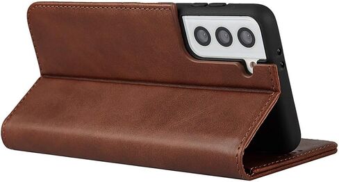 حافظة لهاتف سامسونج جالاكسي S20 FE، حافظة لهاتف سامسونج جالاكسي S20 FE 5G، حافظة محفظة جلدية مغناطيسية بنمط جلد البقر، غطاء قلاب مع فتحات للبطاقات/النقود (6.5 بوصة) - أسود in Kuwait