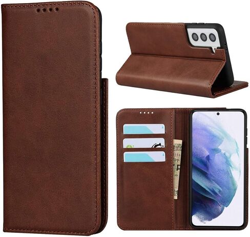 حافظة لهاتف سامسونج جالاكسي S20 FE، حافظة لهاتف سامسونج جالاكسي S20 FE 5G، حافظة محفظة جلدية مغناطيسية بنمط جلد البقر، غطاء قلاب مع فتحات للبطاقات/النقود (6.5 بوصة) - أسود in Kuwait