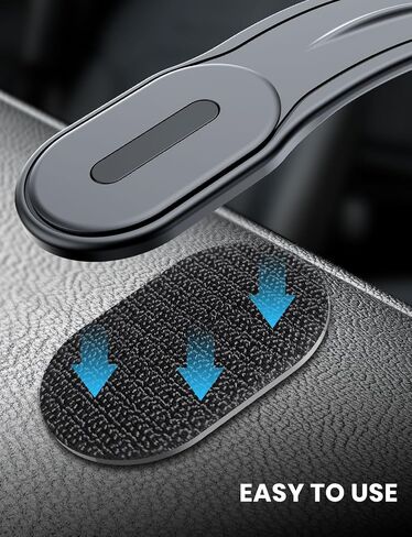 eSamcore 2 Pack Single-Sided 3M VHB Adhesive Pad with Loop Strip Replacement 【Size：72mm X 45mm】 Only Compatible with Magsafe Car Mount Detachable【#253】 in Saudi Arabia