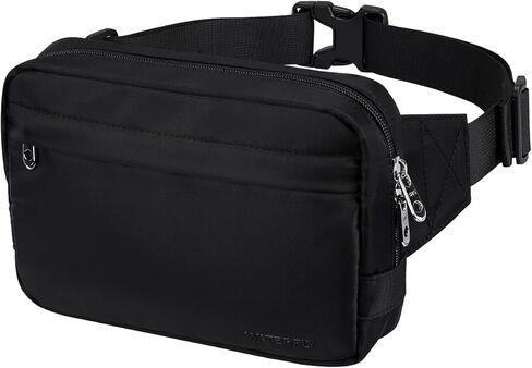 WATERFLY Small Fanny Pack Fashion Fanny Pack for Women Men Crossbody Waist Bag with Adjustable Strap for Traveling Hiking Cycling Dog Walking in Saudi Arabia