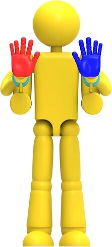 Poppy Playtime - White Huggy Wuggy Action Figure (5" Tall Posable Figure, Series 2) in Saudi Arabia