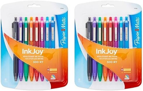 Paper Mate InkJoy Ballpoint Pen, Assorted Colors, 8-Count in Saudi Arabia