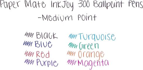 Paper Mate InkJoy Ballpoint Pen, Assorted Colors, 8-Count in Saudi Arabia