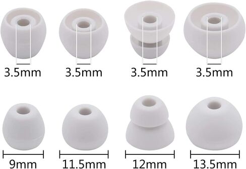 BLUEWALL Foam Eartips Compatible with Beats Flex Earubds, S/M/L Sizes Ear Tips Memory Foam Earbuds Tips Replacement, Compatible with Beats Flex 6 Pairs Black in Kuwait