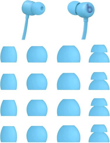 BLUEWALL Foam Eartips Compatible with Beats Flex Earubds, S/M/L Sizes Ear Tips Memory Foam Earbuds Tips Replacement, Compatible with Beats Flex 6 Pairs Black in Kuwait