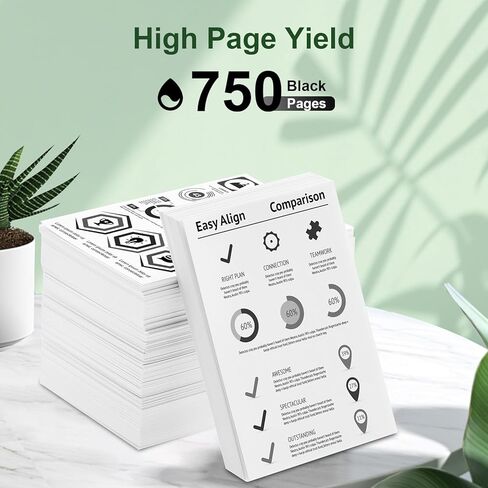 خرطوشة حبر سوداء 67XL متوافقة مع HP Ink 67 Black خراطيش حبر 67XL 67 XL سوداء معاد تصنيعها متوافقة مع طابعة HP DeskJet 2755e 2700 2700e 4100 Envy 6000 6055e 6400 6458e (2 أسود) in Kuwait