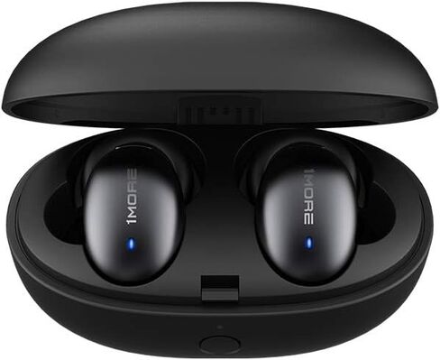 1MORE Stylish True Wireless in-Ear Headphones TWS Bluetooth Wireless Earphones Mini Earbuds with DSP ENC, Phone/Volume Control, Lightweight Portable, Charging Case, 7.5H Battery, MEMS Mic - Black in Kuwait