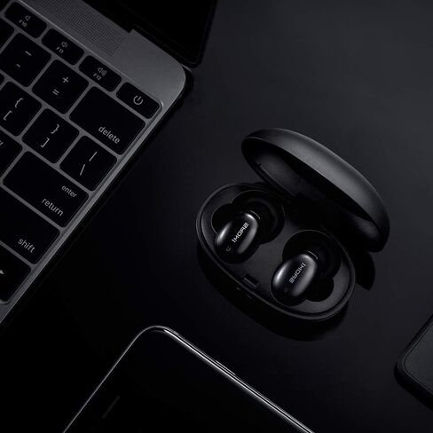 1MORE Stylish True Wireless in-Ear Headphones TWS Bluetooth Wireless Earphones Mini Earbuds with DSP ENC, Phone/Volume Control, Lightweight Portable, Charging Case, 7.5H Battery, MEMS Mic - Black in Kuwait